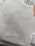 古妮娅儿童舞蹈服打底衫肤色保暖内衣薄绒练功服 白色上衣L 实拍图