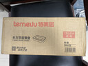 特美居（temeiju）一次性饭盒长方形透明塑料快餐盒加厚带盖打包盒餐具50套装1000型 实拍图