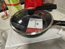 九铸金标立盖26cm深煎锅铸铁锅平底锅无涂层不粘锅燃气灶电磁炉煎炒锅 实拍图