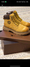 骆驼（CAMEL）王俊凯同款冬加绒户外工装马丁大黄靴男 G122W7757TR 金黄 42 实拍图