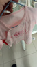 童泰新生儿半背衣婴儿衣服纯棉四季0-3月宝宝上衣满月服2件装 粉色 59 实拍图