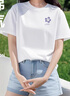 班尼路（Baleno）纯棉宽松短袖t恤女2026年夏季慵懒上衣休闲遮肉圆领百搭舒适女装 实拍图
