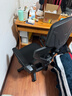 锦汐 电脑椅家用办公椅子靠背人体工学椅学习转椅老板座椅游戏电竞椅 【二代升级款】黑框黑网+乳胶 实拍图