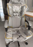 锦汐电脑椅办公椅子电竞椅家用人体工学椅老板椅主播靠背椅皮革转椅 灰色+4级杆+乳胶【二代升级】 实拍图