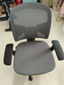得力（deli）4900S 人体工学靠背办公椅/电脑椅/职员椅 可升降转椅舒棉坐垫 灰 实拍图