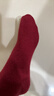 猫人3双骐骥红35%羊毛袜子女士中筒毛圈袜本命年马年鸿运保暖月子袜 实拍图