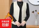 羽绒棉马甲女秋冬保暖背心修身短款v领加绒坎肩百搭内胆 卡其色（同色升级加绒款） 4XL 130斤-145斤 实拍图