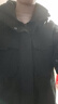 京东京造羽绒服男短款男士连帽滑雪服派克服外套男新衣送礼 黑色 L 实拍图