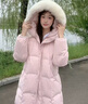 森马（Semir）陈都灵90绒子羽绒服女长款可拆卸大毛领甜美外套25冬109725113006 实拍图