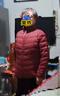 鸭鸭（YAYA）轻薄羽绒服女短款秋冬季新款立领内搭轻便薄款外套内胆排骨上衣 酒红色 XL (建议115-125斤) 实拍图