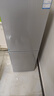 新飞冰箱小型租房用 一级能效冷 藏冷冻两用1-2人家用小冰箱 出租房双门电冰箱办公室两门 26年旗舰 108L一级能效【大容量大存储】银色 实拍图