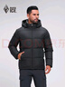 黑冰25新款户外700蓬鸭绒男款加厚防风保暖羽绒服 F8905MJ 黑色 M 实拍图