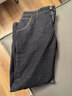真维斯（Jeanswest）牛仔裤男士2025秋冬潮牌宽松直筒休闲商务长裤子男黑色36 实拍图