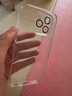 闪魔【自带镜头膜】适用iphone15系列手机壳 苹果保护套 镜头全包透明防摔硅胶气囊电镀男女款 15promax【全透明】自带镜头膜 实拍图