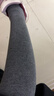 茉寻【杨颖同款】棉裤袜女秋冬季保暖秋裤打底裤加绒加厚连裤袜 【单条-烟灰色】踩脚款 均码 厚绒（适合5-20℃） 实拍图