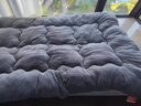 南极人冬季羊羔绒床垫褥子0.9x1.9米学生宿舍单人冬天加厚保暖软被铺底 灰色【加厚羊羔绒床垫】 90x200cm 实拍图