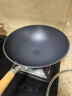 三禾炒锅无涂层钛铁不粘锅炒菜锅钛铁炒锅氮化防锈有钛铁锅圆底32cm 实拍图