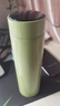 炊大皇保温杯 316L医用级不锈钢茶水分离商务便携保温杯 绿色 490ml 实拍图