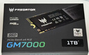 宏碁掠夺者（PREDATOR）1TB SSD固态硬盘 M.2接口(NVMe协议) GM7000系列｜NVMe PCIe 4.0读速7400MB/s  AI电脑存储配件 实拍图