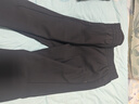 京东京造加绒防泼水运动裤冬季新款直筒户外耐磨冲锋跑步休闲裤 厚绒黑M 实拍图