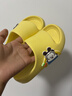 巴布豆儿童拖鞋男女童宝宝软底居家浴室夏季凉拖鞋 黄色 190码 实拍图