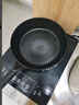 九铸28cm深煎锅铸铁锅加厚平底锅生铁无涂层不粘锅燃气灶电磁炉煎炒锅 实拍图