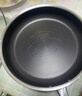 炊大皇 有钛平底锅304不锈钢煎锅全面屏不粘锅 可用铁铲 电磁炉通用28cm 实拍图