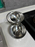 美厨（MAXCOOK）304不锈钢碗12CM 汤碗餐具面碗 双层隔热 3只装 MCCU2784 实拍图