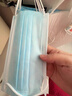 振德一次性医用外科口罩成人儿童口罩立体三层防粉尘飞沫 蓝色300只 实拍图