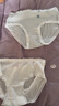 莫代尔内裤女纯棉100%全棉夏季薄款抗菌少女学生高弹透气中腰三角短裤衩 四叶小花纯棉系列 5条 L 【推荐体重95-125斤】 实拍图