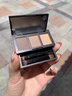 悠宜（unny club）柔妆持久三色眉粉2.7g咖啡棕防水防汗持卧蚕自然显色新年礼物 实拍图