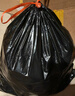 利得抽绳垃圾袋黑色45*50cm120只单面1.2丝免撕加厚款厨房用 实拍图
