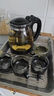 【京东物流】茶壶套装大容量玻璃茶杯带滤网耐高温茶具 1000ml壶+4只莲花杯 实拍图