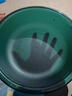 佳钓尼（JIADIAONI）开饵盆饵料盆三件套折叠鱼食拉饵盘鱼饵盆小号钓鱼鲢鳙散炮盆渔具 开饵浅盆墨绿 （24#） 实拍图
