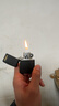 ZIPPO打火机之宝防风煤油 黑裂漆-经典商标 情人节礼物男士 含油套装 实拍图