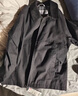 优衣库男装女装休闲拉链短茄克外套巴恩风翻领夹克478230 480827 478230/09黑色 XL 实拍图