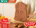 双枪乌檀木砧板家用婴儿辅食水果小菜板抗菌防滑便携粘板卡皮巴拉大号 实拍图