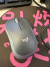 罗技（Logitech）M185鼠标 无线鼠标 办公鼠标 对称鼠标 黑色蓝边 带无线2.4G接收器 实拍图