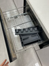 四季沐歌304不锈钢厨房拉篮橱柜抽屉式双层碗篮碗碟置物架柜内放碗架碗筷 【304不锈钢700柜体】亮银色加厚 实拍图