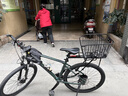 自行车后货架快拆折叠车尾架支架成人单车配件山地车后筐骑行装备 全快拆后货架+无盖车筐 实拍图