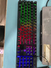银雕(YINDIAO) K500键盘彩包升级版 机械手感 游戏背光电竞办公 USB外接键盘 全尺寸 黑色混光有线键盘 实拍图