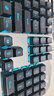 狼蛛（AULA）真机械手感键盘鼠标套装有线背光键盘电竞游戏专用笔记本台式电脑办公键鼠耳机三件套 金属灰【单键盘】冰蓝光 实拍图