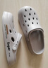 洁丽雅（Grace）洞洞鞋男士夏季户外开车凉鞋沙滩鞋EVA防臭外穿防滑手术室拖鞋男 实拍图