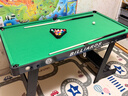 贝趣台球桌儿童家用迷你6-12岁小型可折叠玩具男孩生日圣诞节新年礼物 130CM高脚可折叠【国标E1】桌面免安装 3-7-8-11-14岁成人超大号桌球台 实拍图