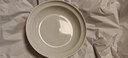 霜山陶瓷餐具系列家用盛菜盘碟餐盘西餐盘咖喱碗奶油风水果沙拉盘 【灰蓝色】深餐盘-19.5cm 实拍图