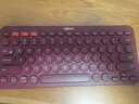 罗技（Logitech）时尚系列 K380 无线键盘 蓝牙办公键盘 女友 便携超薄键盘 笔记本键盘 红色 实拍图