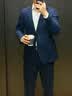 罗蒙西服套装男新款商务职业正装男士新郎礼服伴郎礼服结婚礼服男装 实拍图