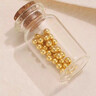 洲足金999金珠黄金小金珠金豆古法金珠DIY配件散珠隔珠路路通转运珠 3mm金珠  合单满 0.16g 包邮 多颗混发约0.05g 实拍图