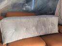 京东京造双人床头靠垫 靠背垫床上飘窗软包沙发腰护三角大靠背腰垫可拆洗 实拍图