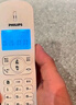 飞利浦（PHILIPS）无绳电话机 无线座机 子母机 办公家用 屏幕白色背光 持久待机 DCTG186白色 实拍图